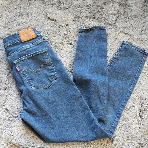 Skinny720 High Rise Premium Denim Med Wash Women's Jeans Size 30 - Picture 5 of 12